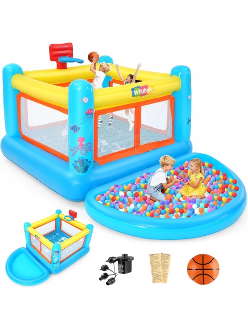 Veeboto Inflatable Bounce House with Blower, Indoo...